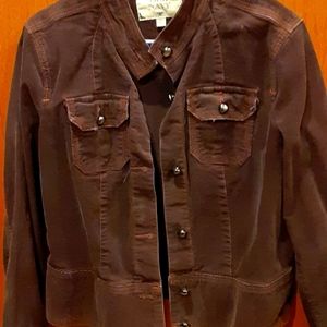Brown corduroy coat